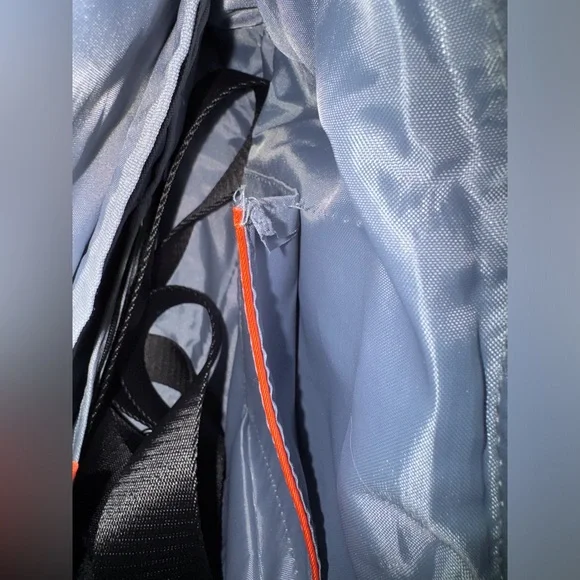 IHKWIP Cargo Catchall Tote Purse Blood Orange Color EUC - Picture 14 of 15